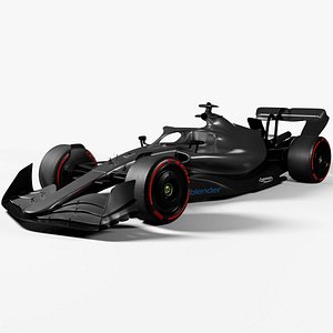 F1 2022 Livery Template 3D model