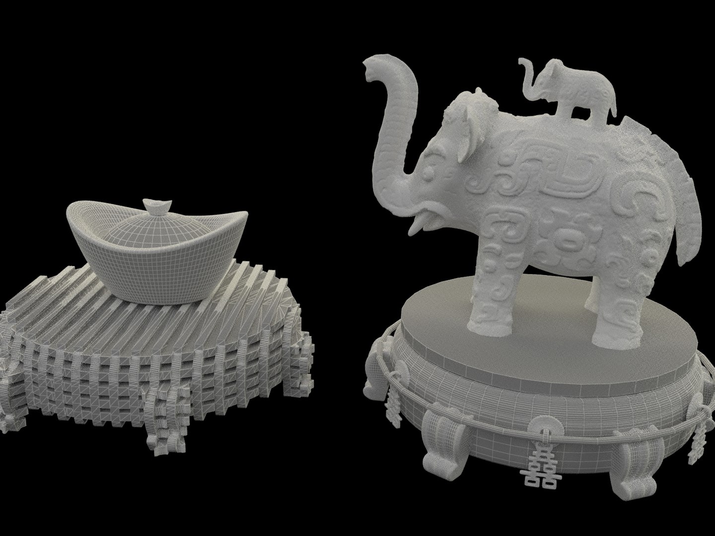 3d Model Chinese Display Stand Turbosquid 1572922 3d Model Chinese Display Stand Turbosquid 1572922