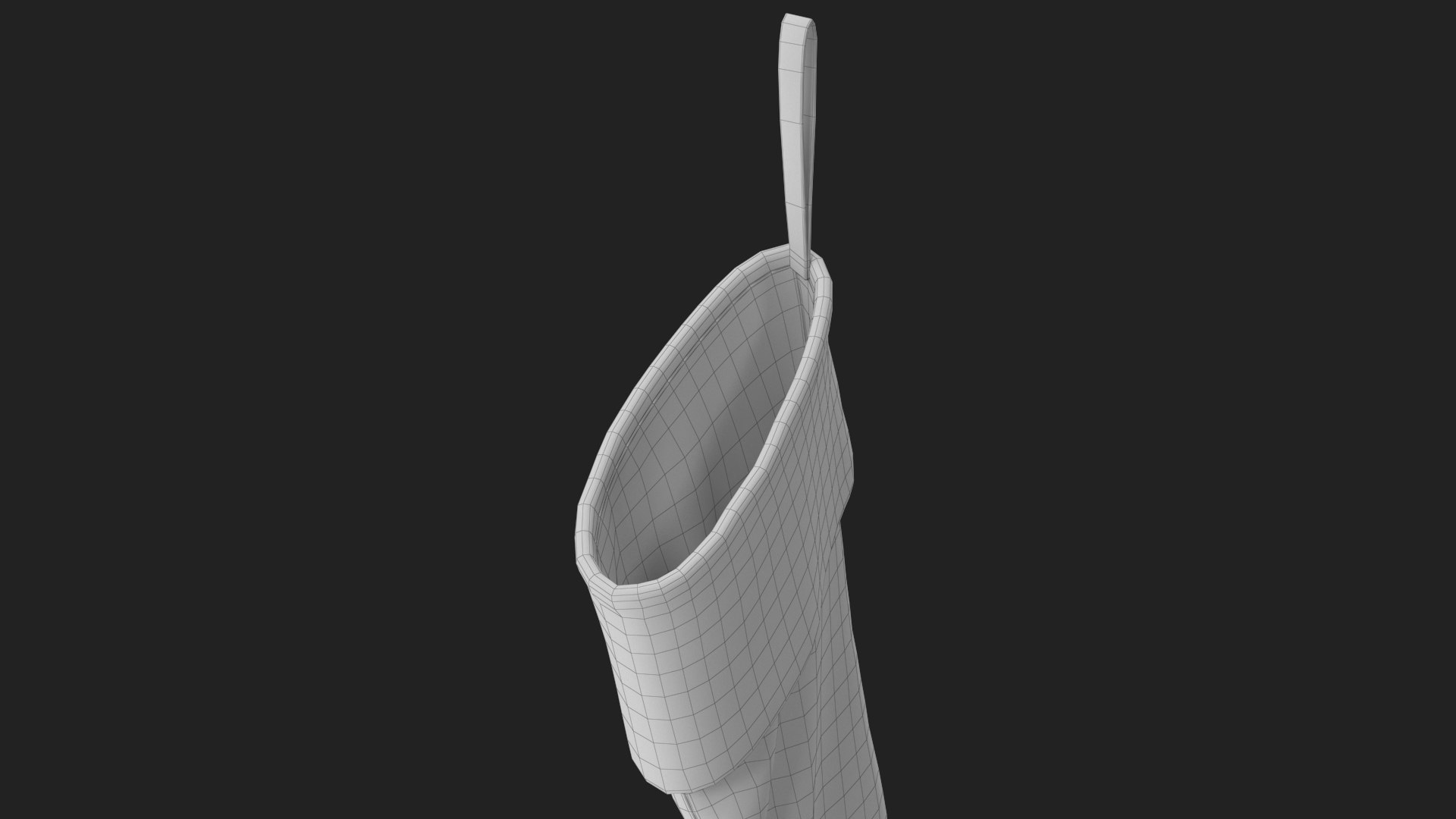 3D Christmas Stocking White https://p.turbosquid.com/ts-thumb/vo/LqikmS/ln/wireframe_07/jpg/1773992175/1920x1080/fit_q87/fc0aec8aa92564c28a5479429bc76c014d91cdd8/wireframe_07.jpg