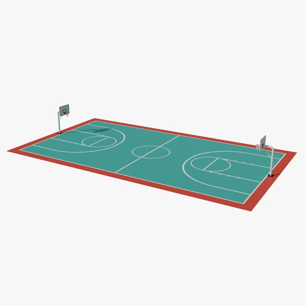 3D Basketball Court V2