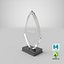 Trophée Flame Glass Award