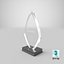 Trophée Flame Glass Award