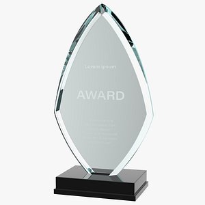 Flame Glass Award Trophy