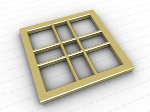 3D model cross