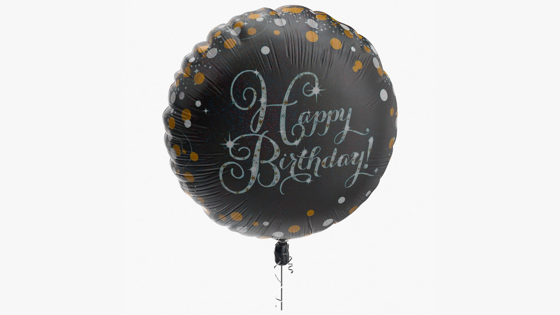 3D model Happy Birthday Foil Balloon - TurboSquid 2083796