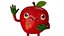 Paquete de personajes de frutas en 3D
