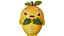 Paquete de personajes de frutas en 3D