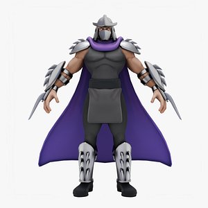 TMNT Shredder Cartoon 3D