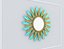 Piante decorative in metallo inossidabile con oro X11