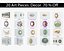 Piante decorative in metallo inossidabile con oro X11