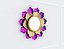 Piante decorative in metallo inossidabile con oro X11