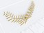 Piante decorative in metallo inossidabile con oro X11