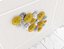 Piante decorative in metallo inossidabile con oro X11