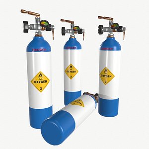 3D model Oxygen tank
