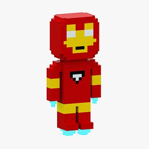 3D model Voxel Iron Man