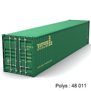 3ds max shipping container
