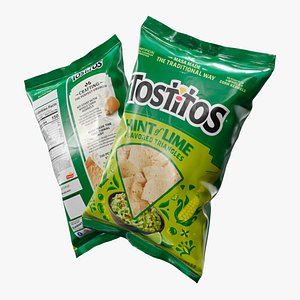 Tostitos Hint of Lime Tortilla Chips Bag