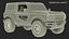 Concepto de dos puertas Ford Bronco 2021 Interior simple