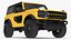 Concepto de dos puertas Ford Bronco 2021 Interior simple