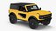 Concepto de dos puertas Ford Bronco 2021 Interior simple