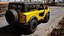 Concepto de dos puertas Ford Bronco 2021 Interior simple