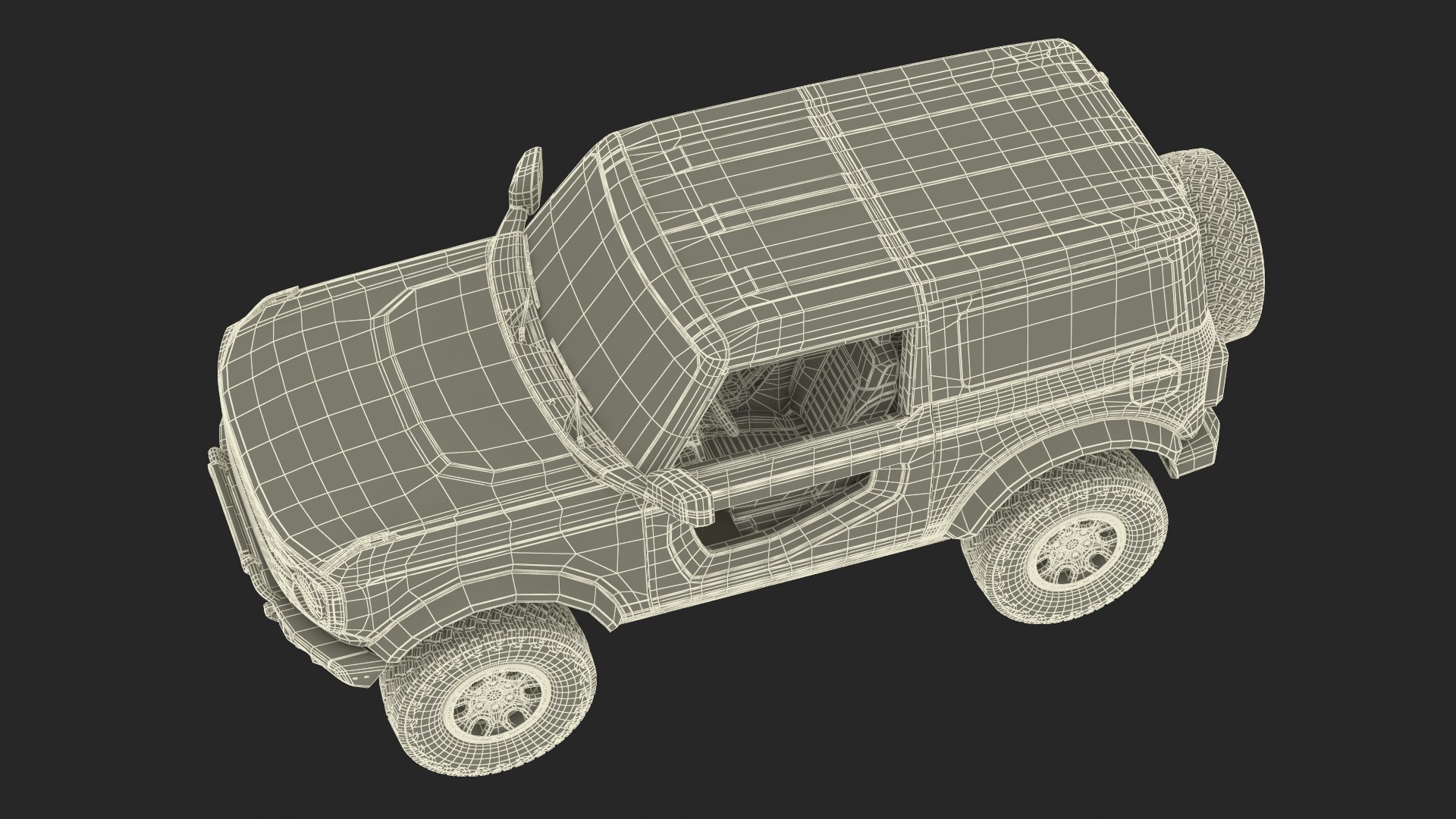 3D Ford Bronco 2021 Two Door 4X4 Simple Interior model https://p.turbosquid.com/ts-thumb/vo/hB13Pm/bK/fordbronco2021twodoor4x4simpleinteriormb3dmodel051/jpg/1691678250/1920x1080/fit_q87/b58a842ad178fb2d14cd272e898a8bd60f6d4d3b/fordbronco2021twodoor4x4simpleinteriormb3dmodel051.jpg