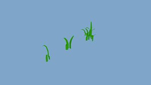 3D model grass 1