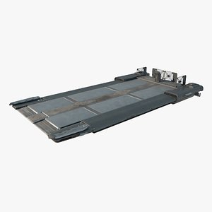 3D Future Sci-Fi Vehicle Transport Ship model