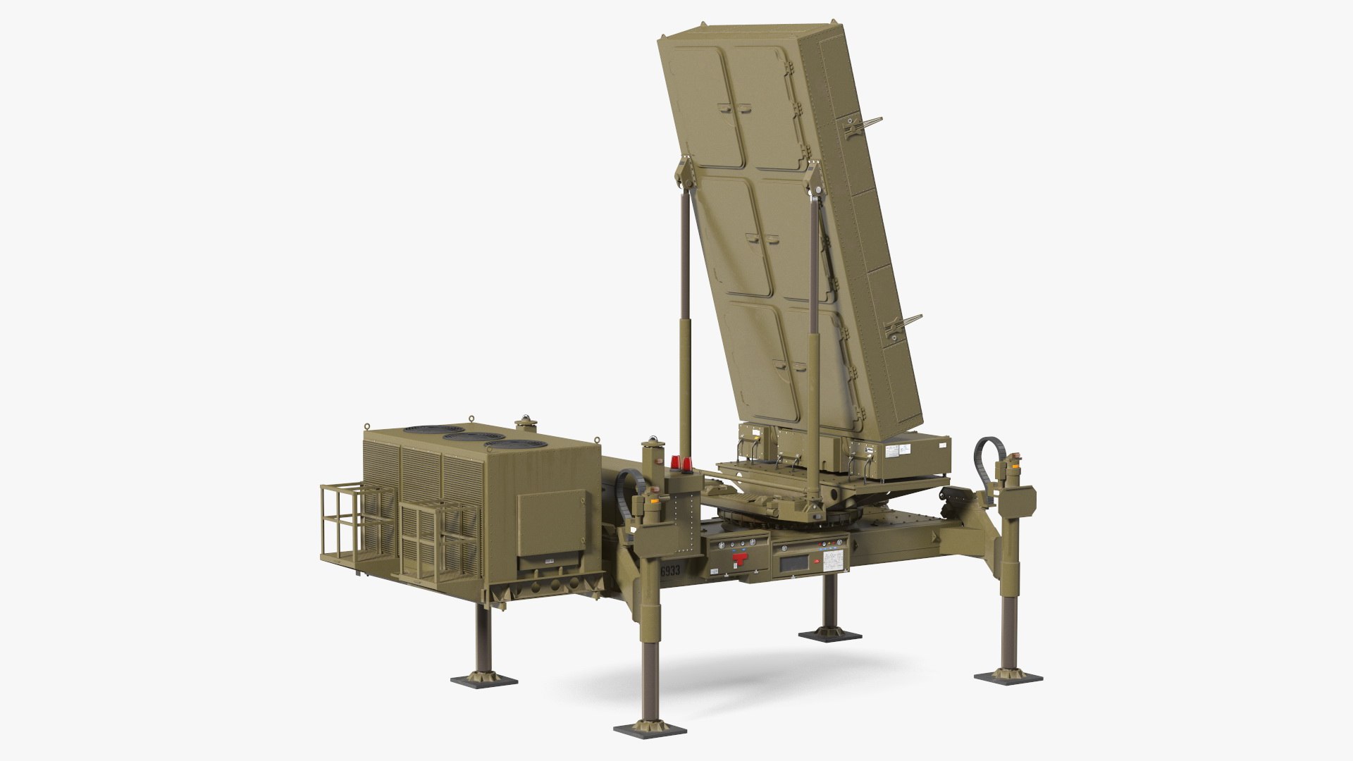 Ground Based Mobile Multi Mission Radar 3D model preview