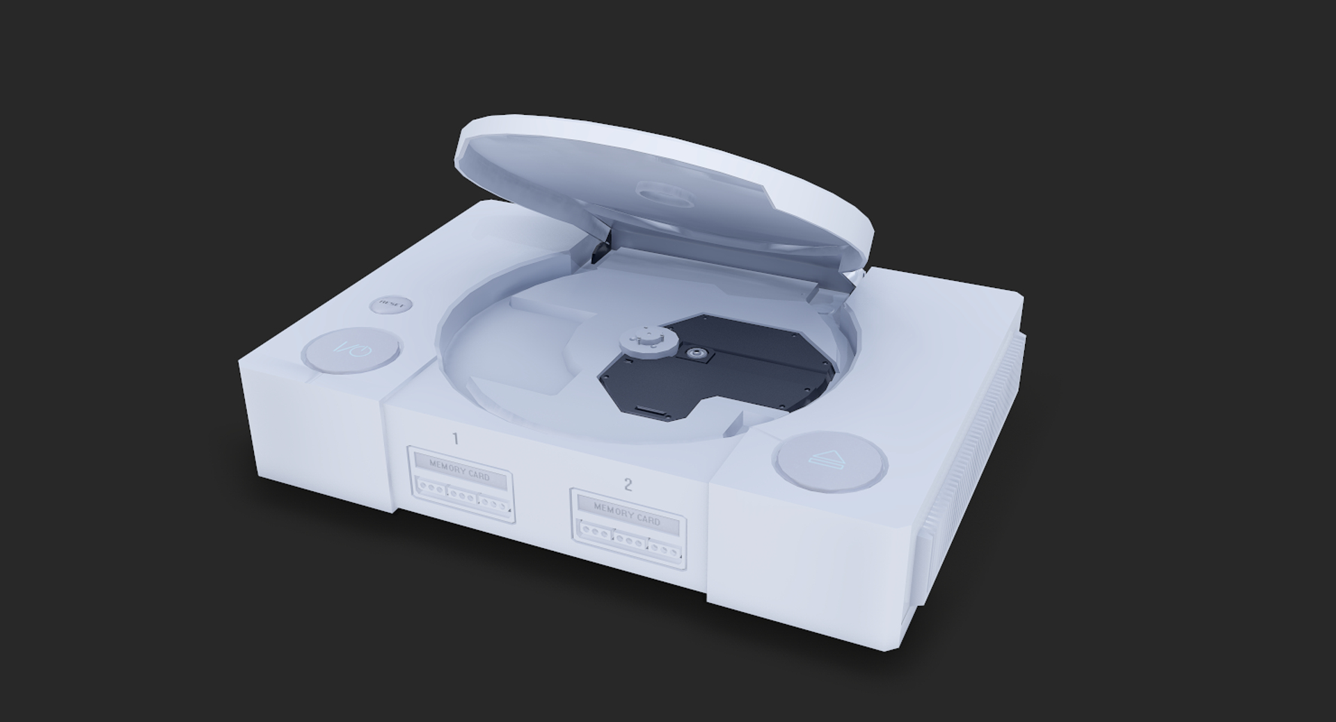 Ps1 Console 3d Model