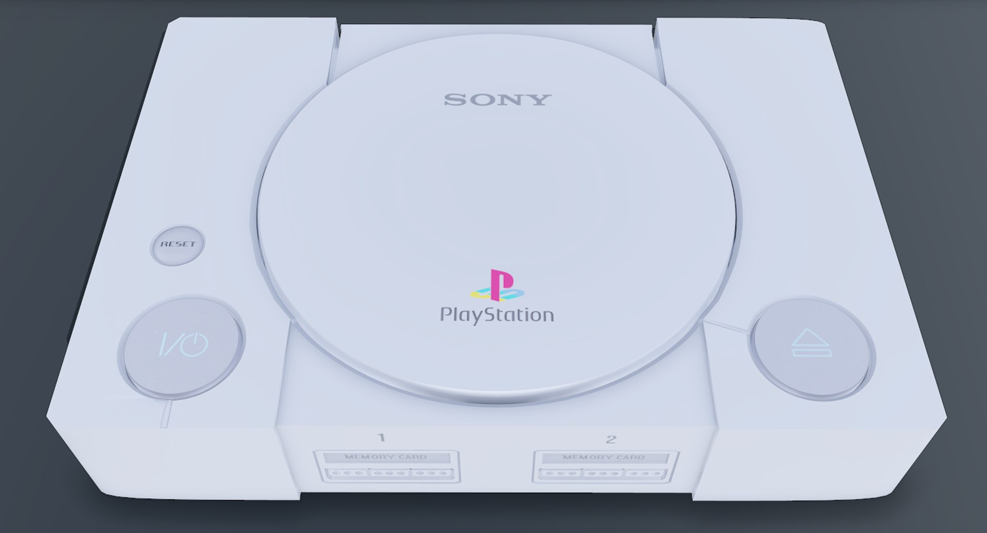 Ps1 Console 3d Model