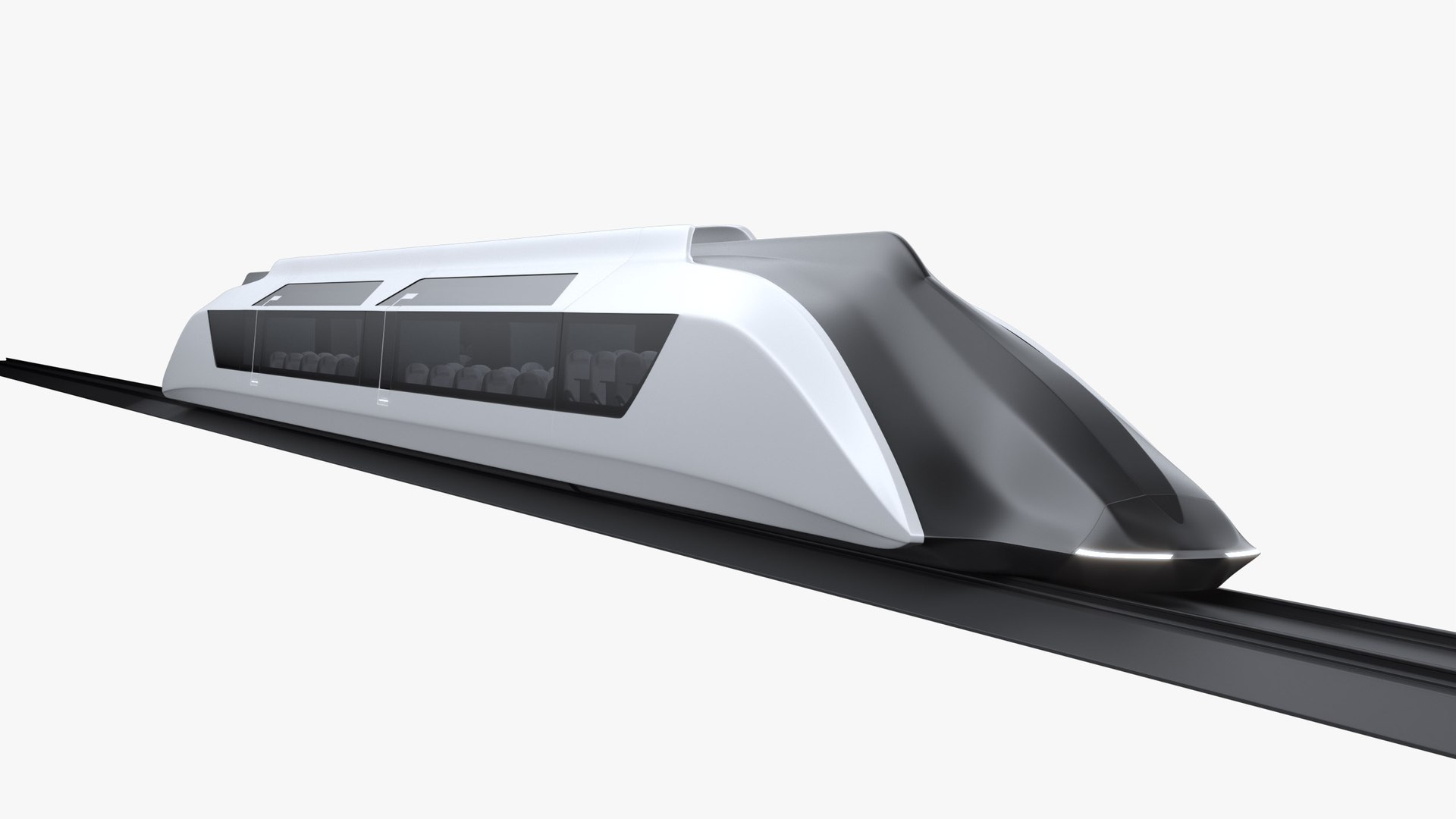 未来コンセプトトレイン20503Dモデル - TurboSquid 2060430