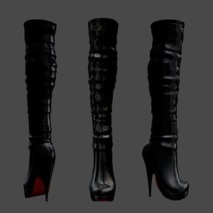 Knee High Boots 3D Models for Download | TurboSquid