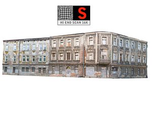 3D facade street abandoned