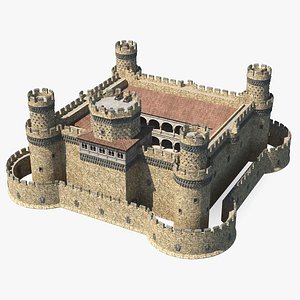 3D model medieval castle