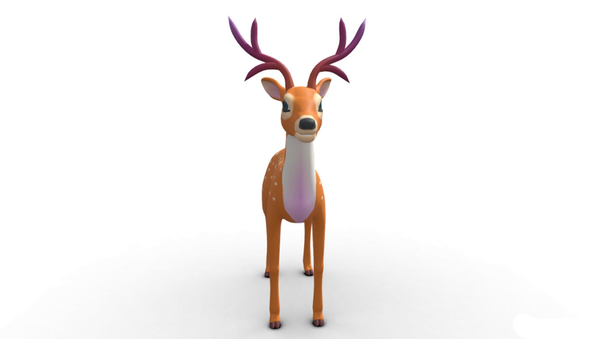 3D Animal Fawn Deer TurboSquid 2195197