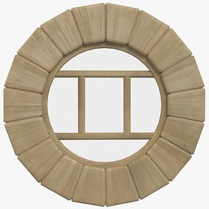 Wooden Window Round