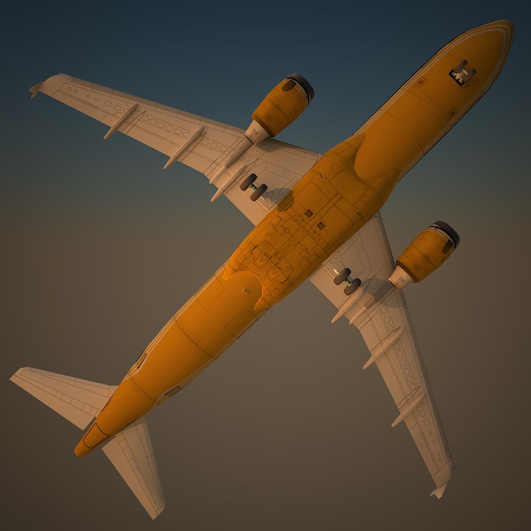 3d Airbus Airlines Rba Model