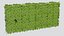 Ivy Leaf Hedge Wall Panel - Dense Foliage Greenery Wall for Facade Fence and Courtyard