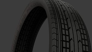 3D Muscle Car  Camaro 2008 Front Tire - 24545 R20 Low-Poly model