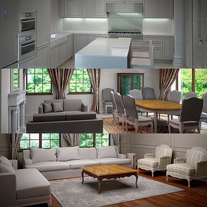 house interior 3d max