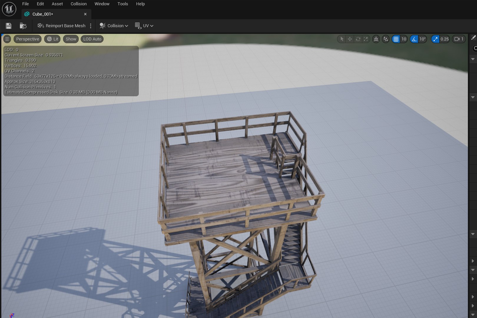 Lookout Tower PBR Low-poly 3D Model Model - TurboSquid 2275565