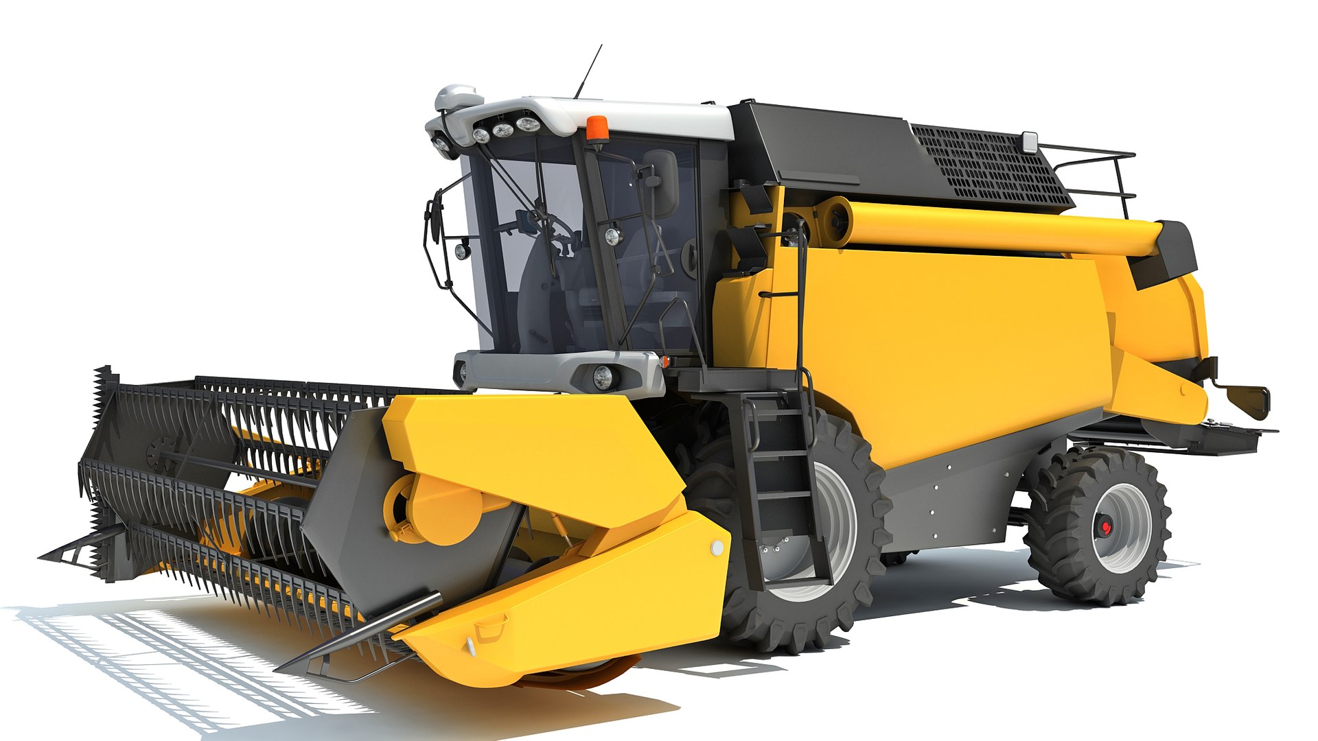 Combine harvester 3D - TurboSquid 1674010