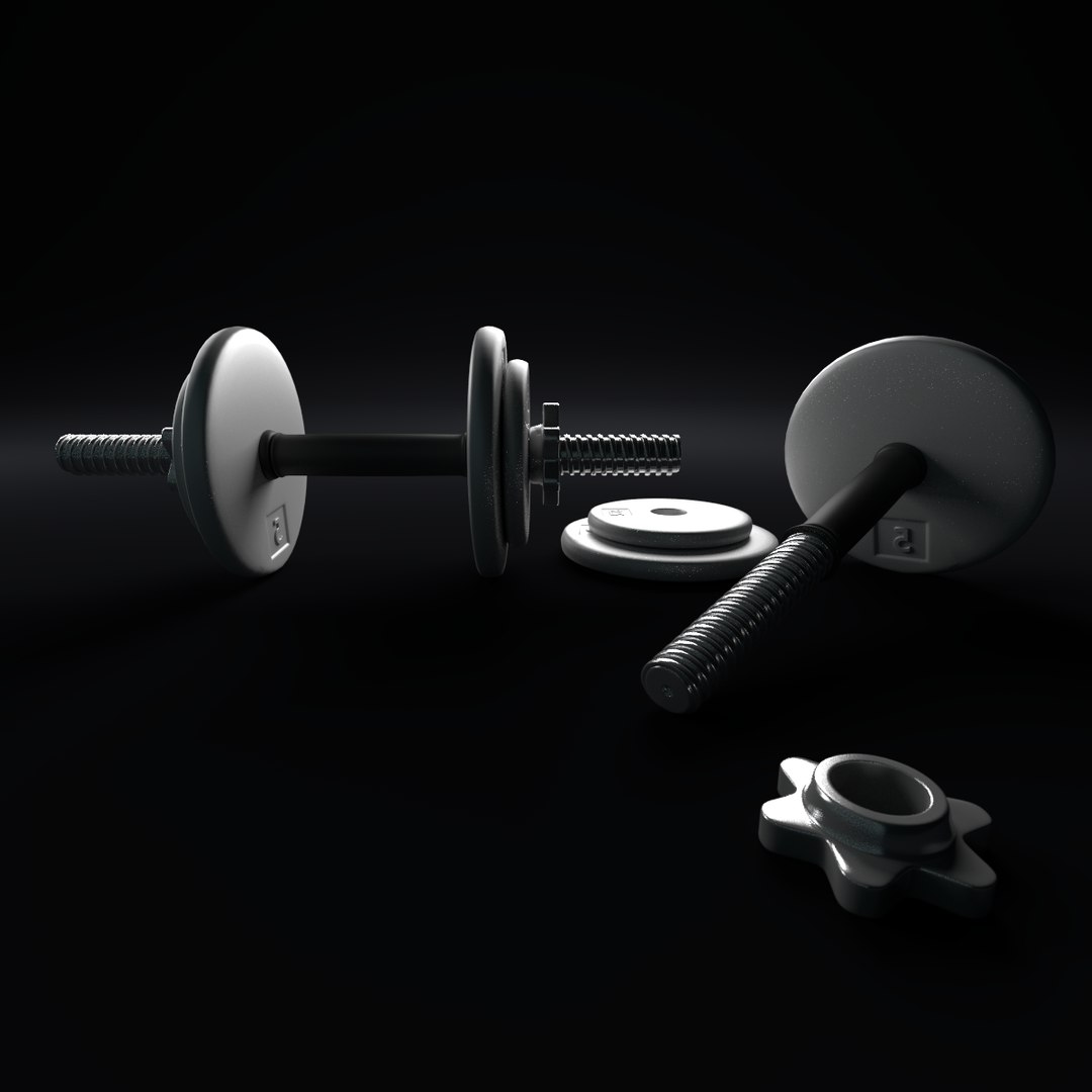 3d Model Dumbbell Weights