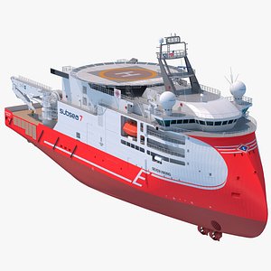 Light Construction Vessel Seven Viking 3D model
