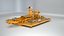 3D Used and Aged Sea Oilfield Infrastructure model