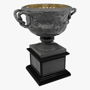 Australian Open 2023 Men Singles Trophy low poly L1925