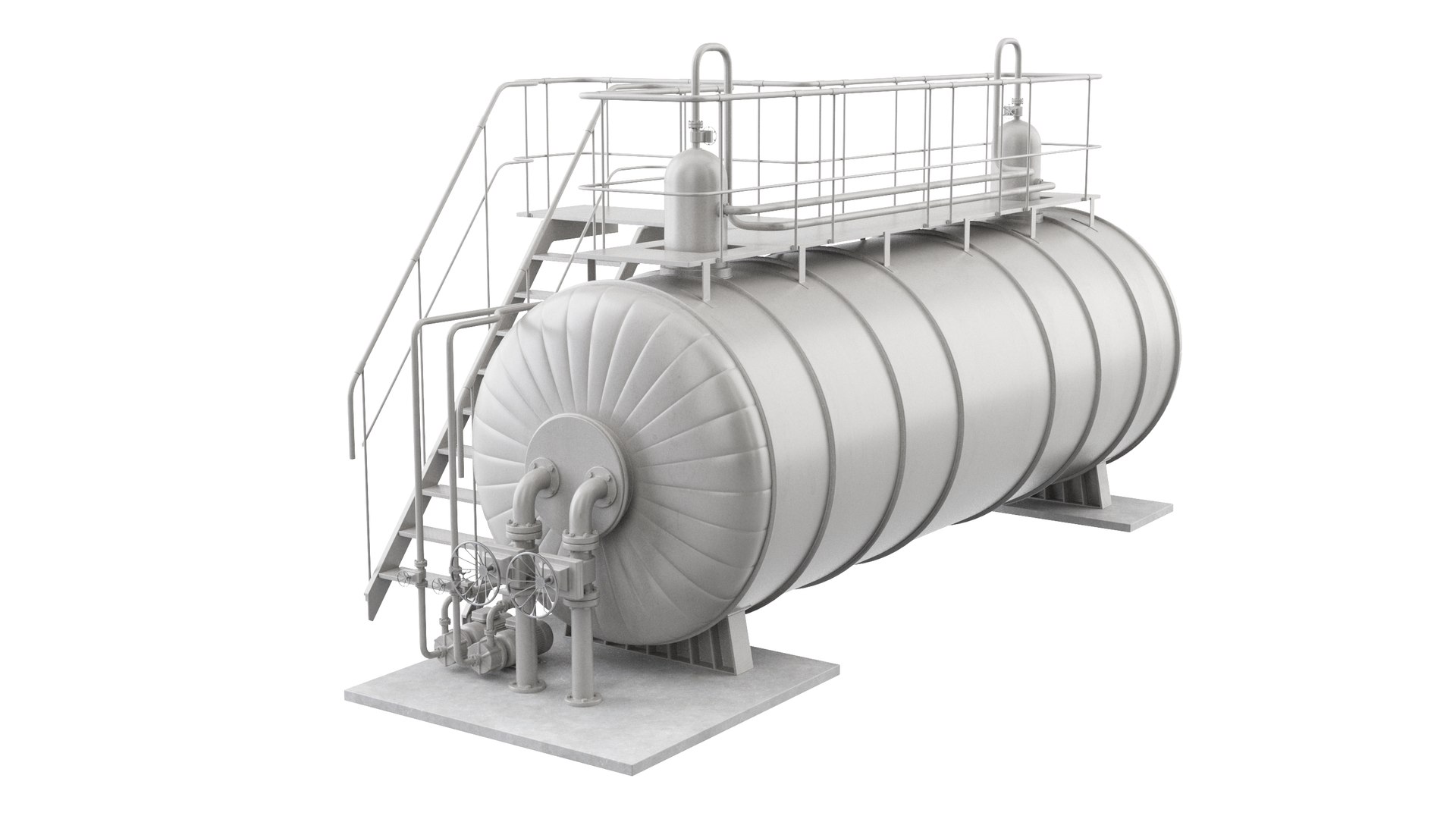 3D Industrial Gas Tank Model - TurboSquid 2368814