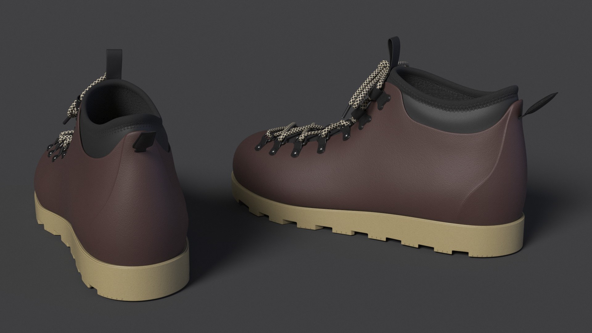 3D Trail Boots Model - TurboSquid 2346078