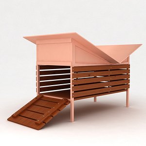 max dog house wooden